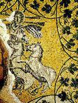 Христос в образе Солнца. Ватикан, мозаика 3в.